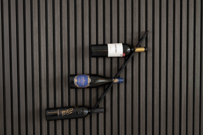 Vinställ Akustikpanel Svart 57 cm Fibrotech